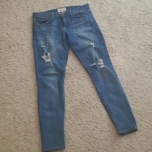 Current Elliott Distressed Stiletto Jean